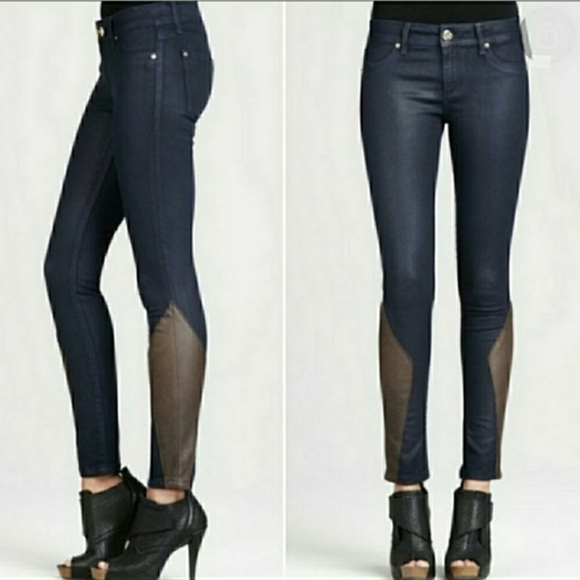 DL1961 Women's Emma Legging Jeans - Dark Blue - Picture 3 of 9